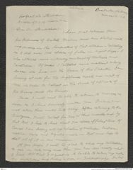 Nachlass Franz Steindachner, Brief von J. D. Hosemann an Franz Steindachner (18.03.1913), Inv.Nr. 241.02, Seite 1
